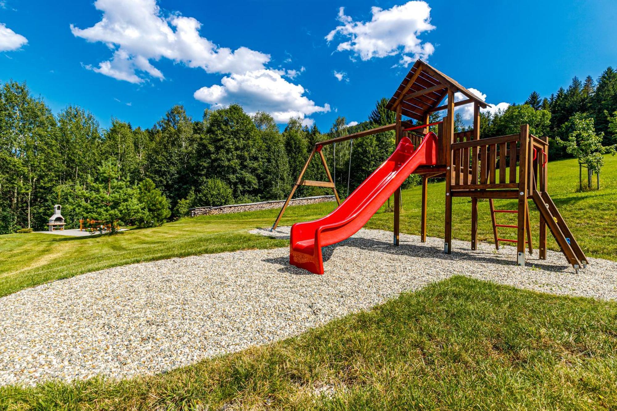 Penzion Stříbrník Krasna (Moravia-Silesia) Exterior foto