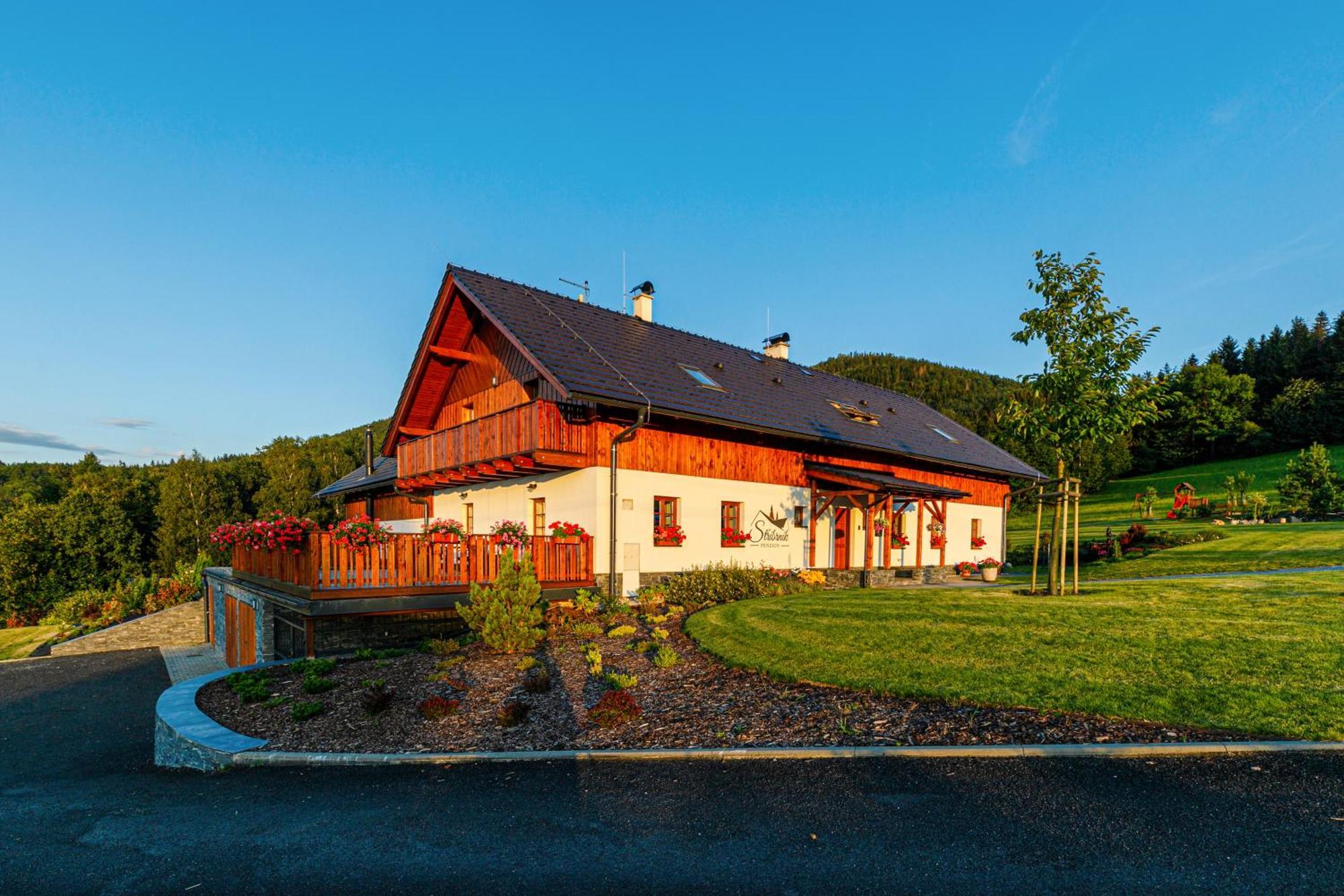 Penzion Stříbrník Krasna (Moravia-Silesia) Exterior foto