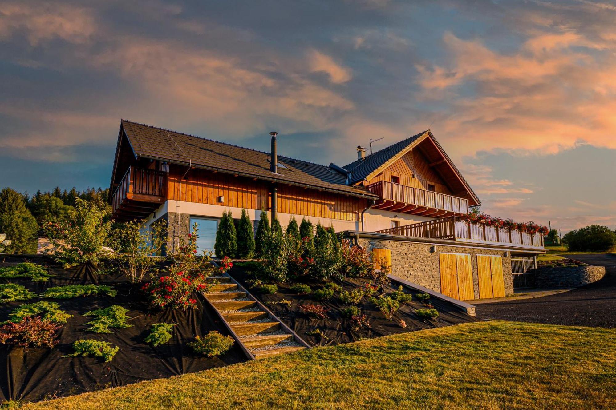 Penzion Stříbrník Krasna (Moravia-Silesia) Exterior foto